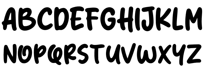 Hello Samosa Font UPPERCASE