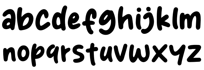 Hello Samosa Font LOWERCASE