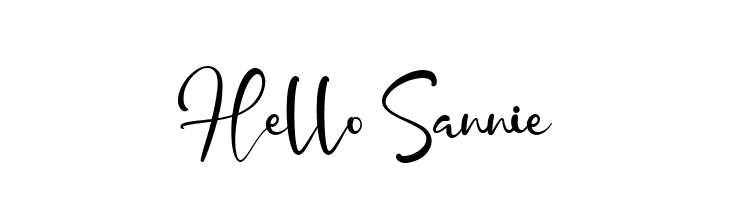Hello Sannie  Скачать бесплатные шрифты