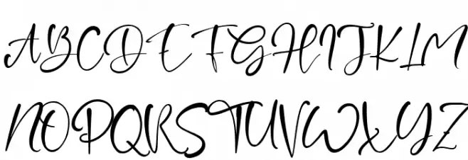 Hello Sannie Schriftart Groß