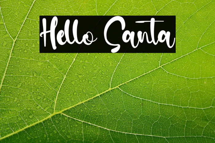 Hello Santa Example 2