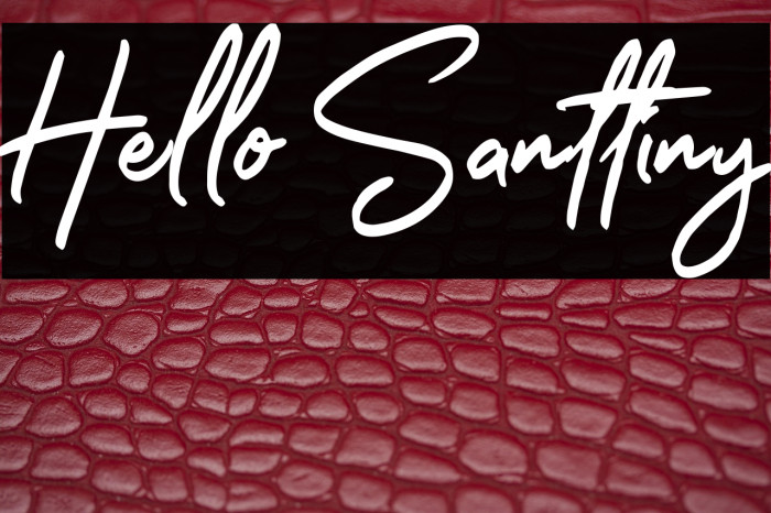 Hello Santtiny Example 1