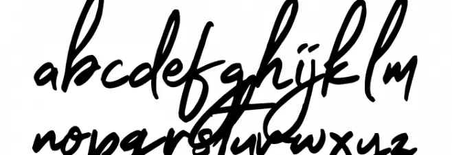 Hello Santtiny 字体 小写