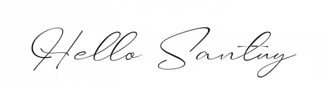 Hello Santuy  font caratteri gratis