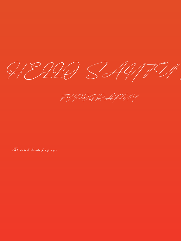 Hello Santuy Poster