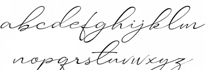 Hello Santuy Schriftart Kleinbuchstaben