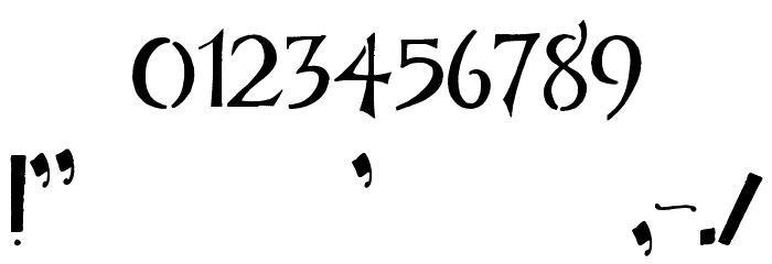 Hello Sark Font OTHER CHARS