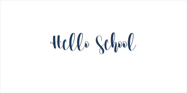 Hello School Logo