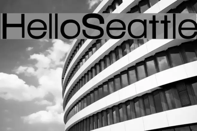 Hello Seattle Schriftart examples