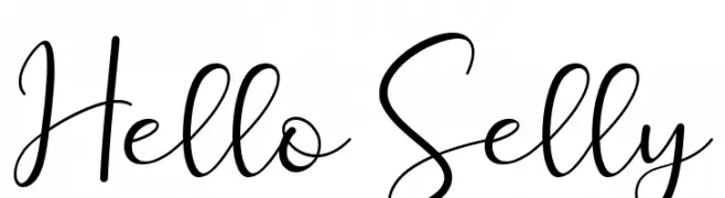 Hello Selly  フリーフォントのダウンロード