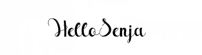 Hello Senja  Frei Schriftart Herunterladen