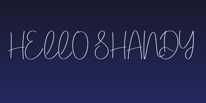 Hello Shandy Social Header