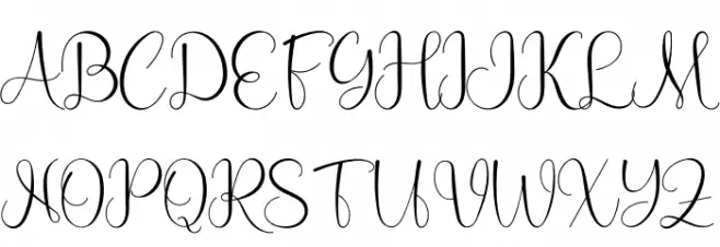 Hello Sheila Schriftart Groß
