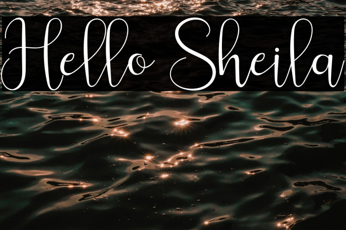 Hello Sheila Example 3