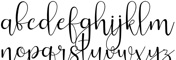 Hello Sheila Font LOWERCASE