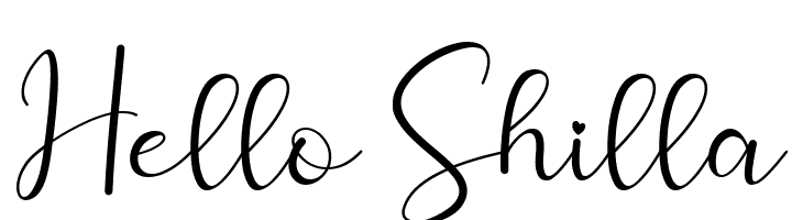 Hello Shilla  font caratteri gratis