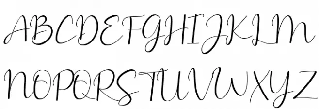 Hello Shilla Schriftart Groß