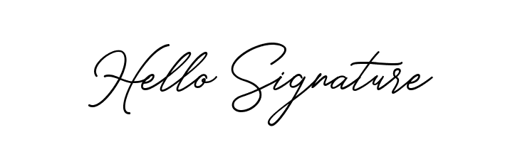 Hello Signature  免费字体下载