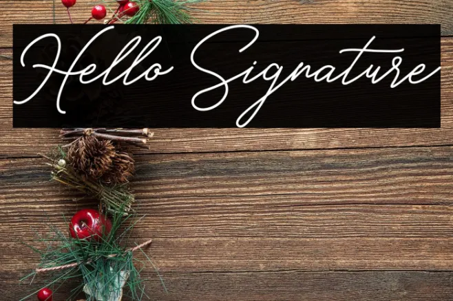 Hello Signature Example 2