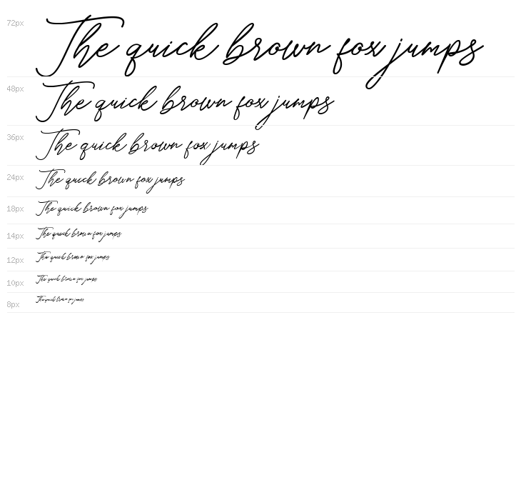 Hello Signature Waterfall