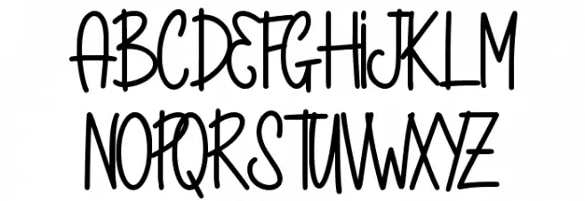 Hello Sintha - Personal Use Font UPPERCASE