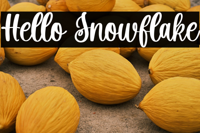 Hello Snowflake Example 2