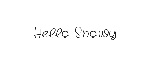 Hello Snowy Logo