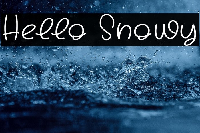 Hello Snowy Example 3