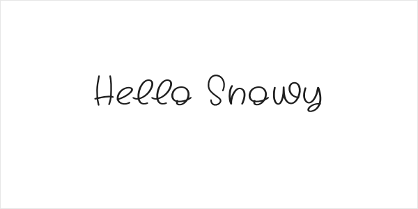 Hello Snowy Logo