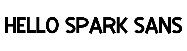 Hello Spark Sans  免费字体下载