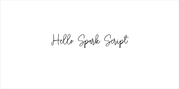 Hello Spark Script Logo