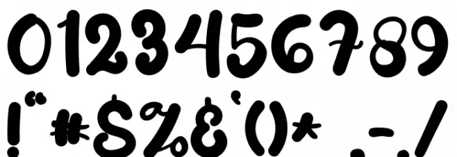 Hello Spooky Font OTHER CHARS