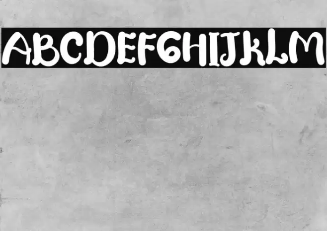 Hello Spooky Font examples