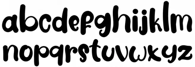 Hello Spooky Caratteri MINUSCOLO