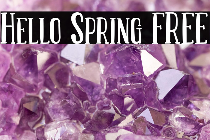 Hello Spring FREE Example 1