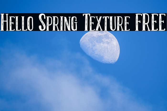 Hello Spring Texture FREE Example 1