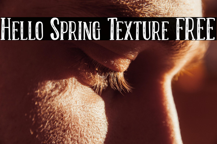 Hello Spring Texture FREE Example 2