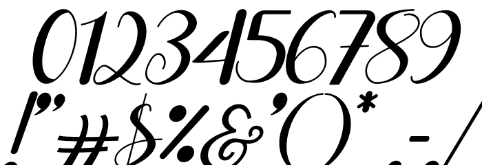 Hello Stefanie Italic Font OTHER CHARS
