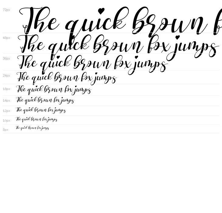 Hello Stefanie Italic Waterfall