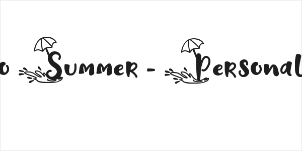 Hello Summer - Personal Use Logo