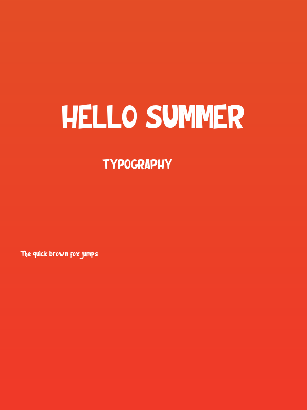 Hello Summer Poster