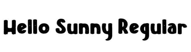 Hello Sunny Regular  baixar fontes gratis