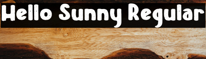 Hello Sunny Regular Example 1
