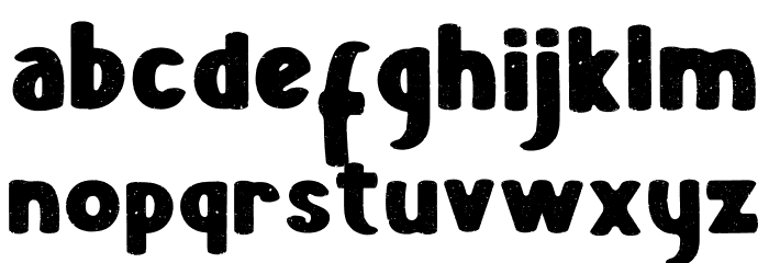 Hello Sunny Regular Font LOWERCASE