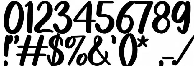 Hello Sunshine - Personal Use Font OTHER CHARS