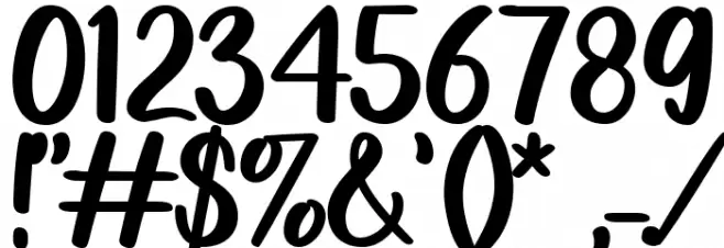 Hello Sunshine - Personal Use Font OTHER CHARS