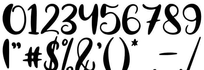 Hello Sweet - Personal Use Font OTHER CHARS