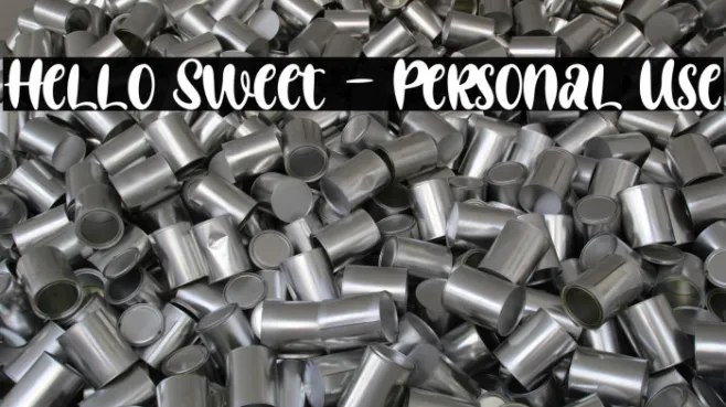 Hello Sweet - Personal Use Example 1