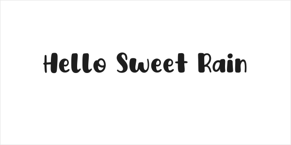 Hello Sweet Rain Logo