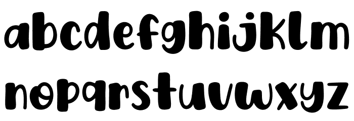 Hello Sweet Rain Font LOWERCASE